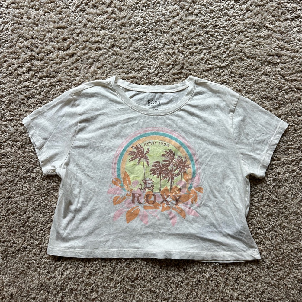 Roxy Beachy Cropped Tee